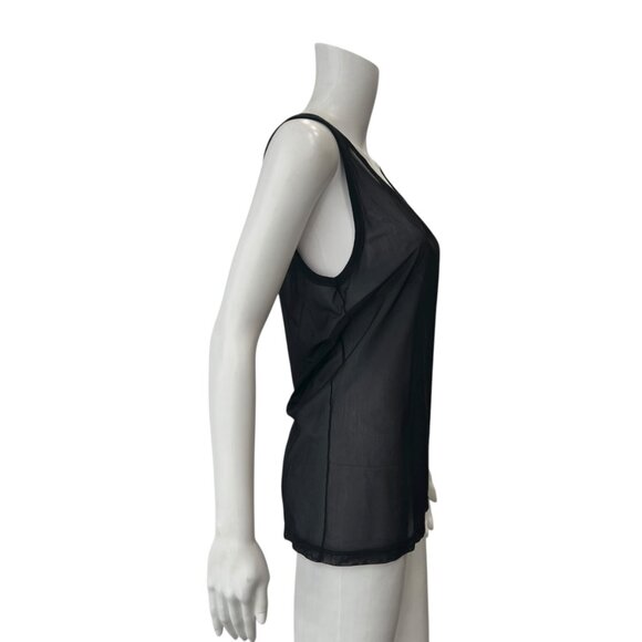Dolce & Gabanna Intimo Black Sheer Mesh Tank Top size XL - Picture 3 of 7